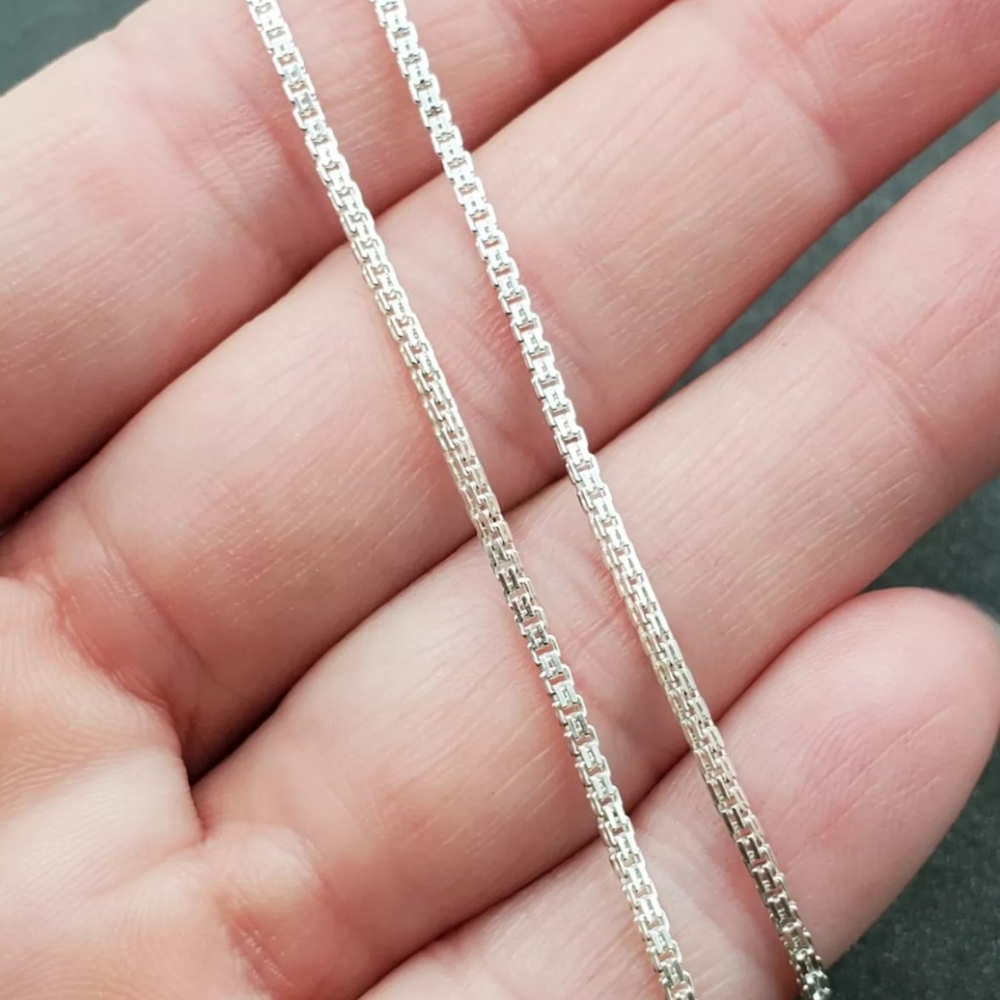 Nicky Butler Sterling Silver 925 Box Chain Designer Signed NB Necklace 24" NWT - Picture 3 of 16